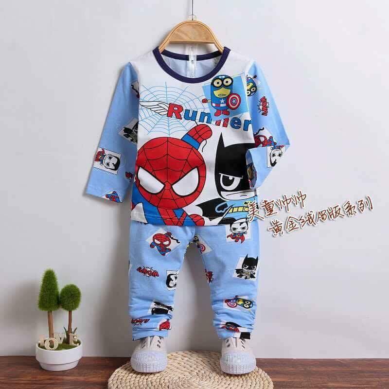 Combo 3 bộ siêu nhân cho bé trai