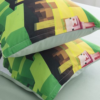 Bộ chăn ga gối minecraft