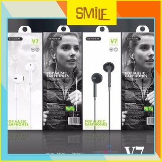 ⚡️chính hãng⚡️ tai nghe nhét tai in-ear super bass sendem v5 -v6-v7 chính hãng - thể thao - hàng đóng hộp