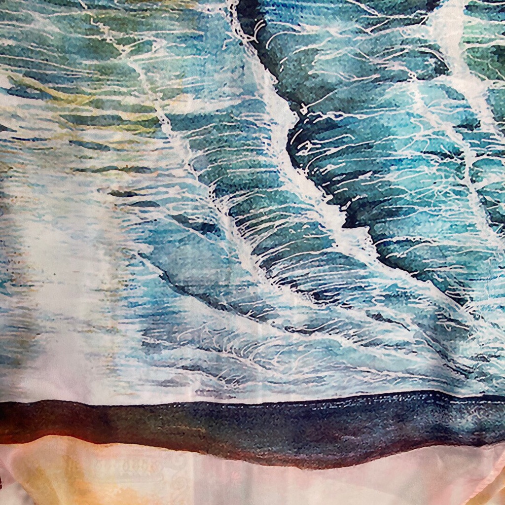 Áo sơ mi Casablanca sound of the waves shirt ss21