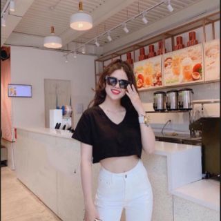 ÁO CROPTOP TIM (from rộng)