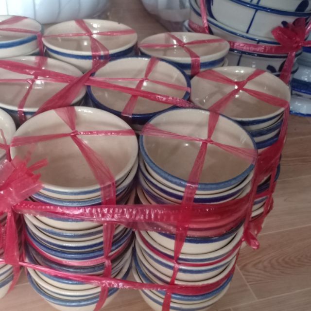 Chén đá  bánh bò có sạn (set 10 c)