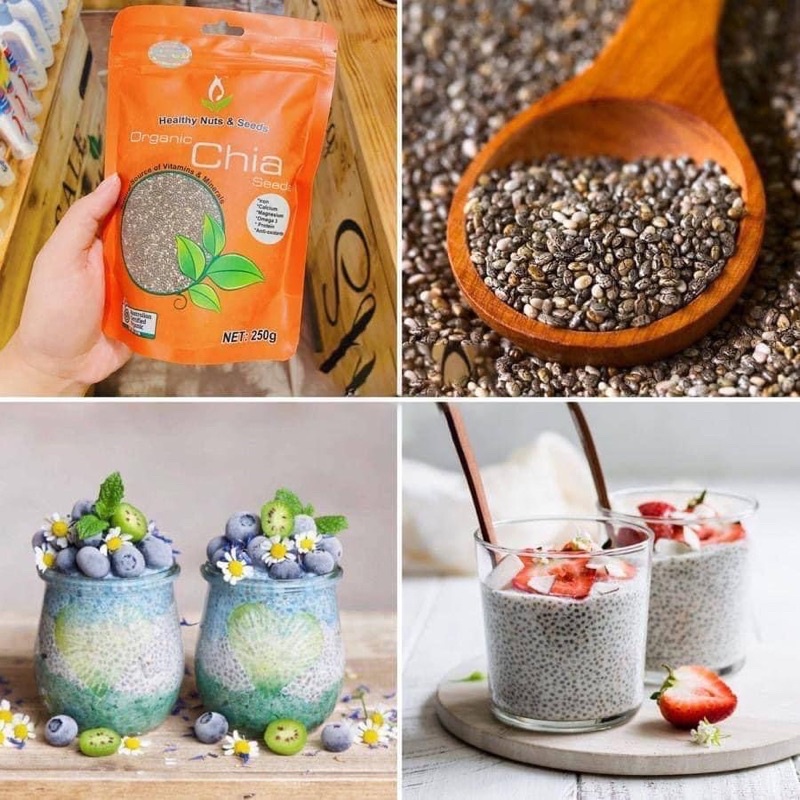 Hạt Chia Hữu Cơ Healthy Food nội địa Úc 500gram