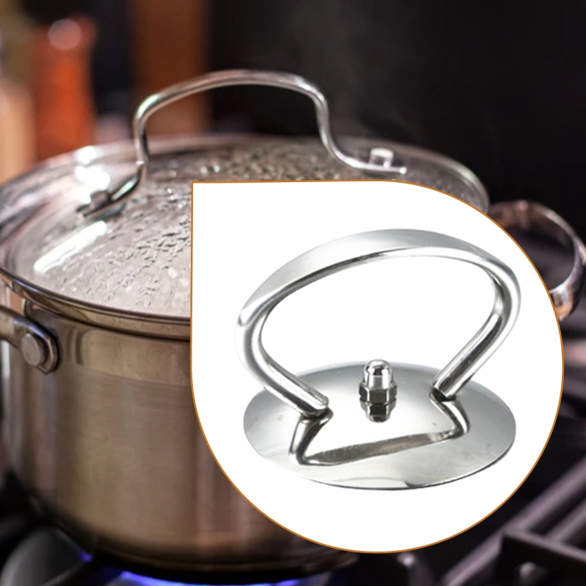 Bộ 3 Núm Vặn Thay Thế Cho Nắp Nồi Bằng Thép Không Gỉ