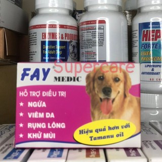 Xà Phòng Tắm Fay Medic - Nấm Da Rụng Lông Ve Ghẻ Chó Mèo