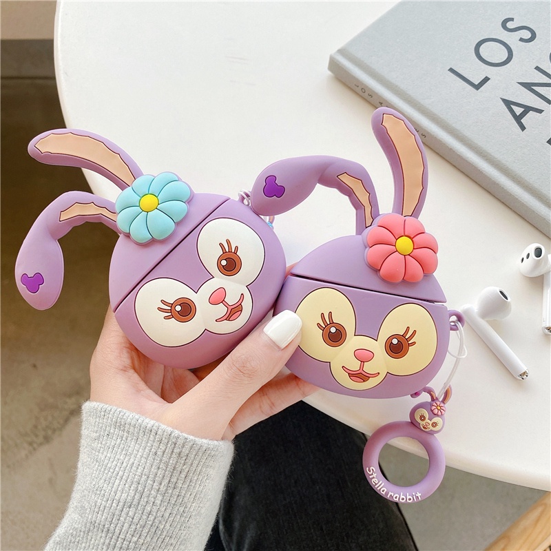 Vỏ Bảo Vệ Hộp Sạc Tai nghe không dây AirPods 1 2 3 4 Pro inPods i12 i12s Pro Bằng Silicon Mềm Họa Tiết Hoạt Hình Dễ Thương