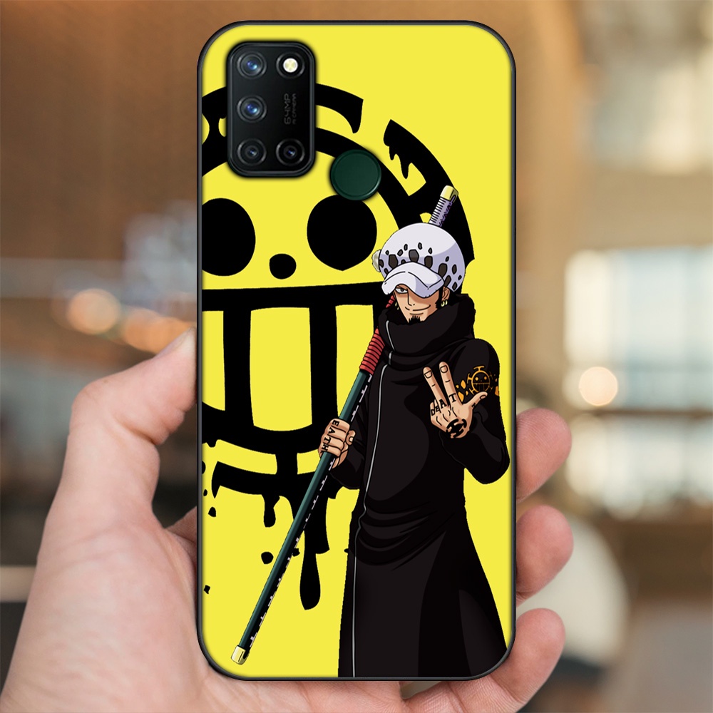 Ốp lưng Realme C17, 7i viền đen in hình Law One Piece