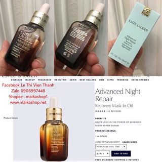 Mặt nạ Kiehl’s mask in oil giữ ẩm căng da chống lão hoá 30ml