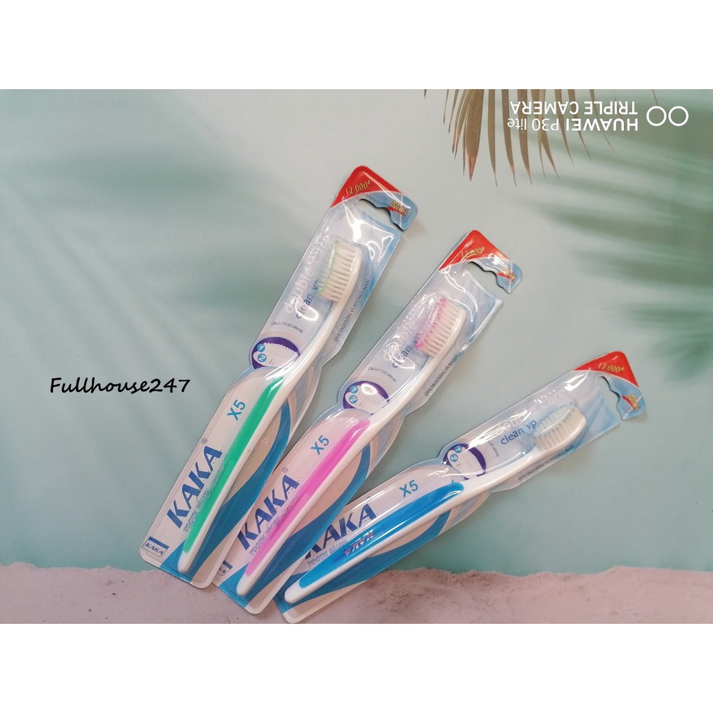 Combo 3 chiếc Bàn chải răng lông mềm KAKA cho cả gia đình hàng Việt Nam chất lượng cao