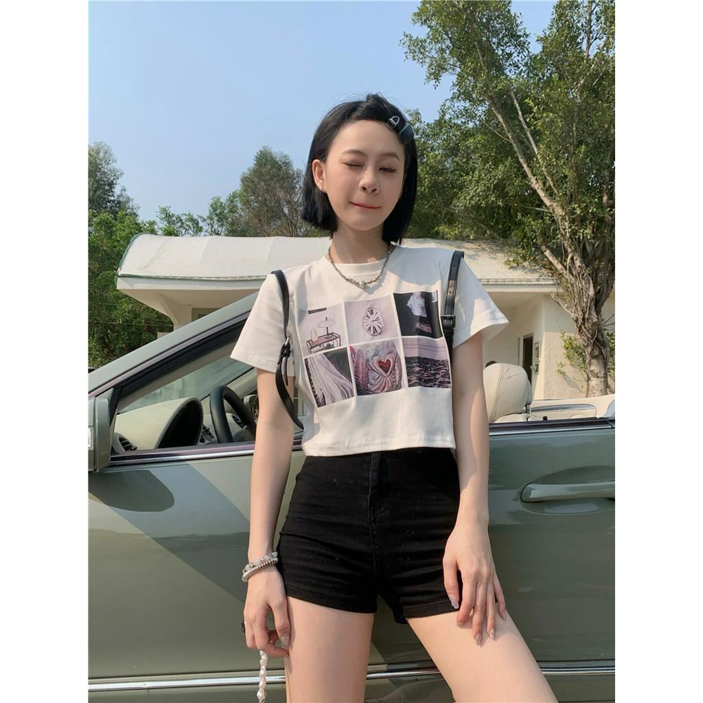 Áo Thun Cộc Tay Dáng Ôm Dễ Phối Đồ 61789