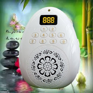 Đài niệm Phật mini, đài giọt nước, nghe pháp( có sẵn 26 bài kinh), có khe cắm thẻ nhớ- vòng đeo tụng kinh có kèm dây đeo