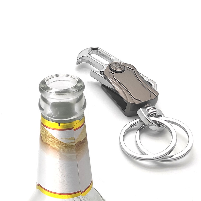 Móc Khóa Oto Xe Máy ZACHI Đa Năng Spinner, Móc Chìa Khóa Oto Xe Máy Có Đồ Khui Cao Cấp Thiết Kế Độc Đáo MK6