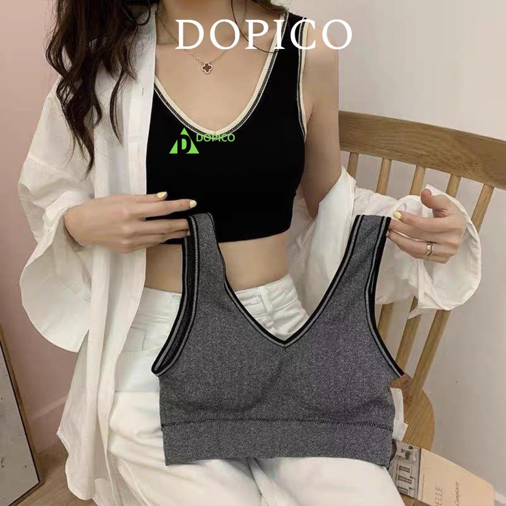 Áo Bra Tập Gym , Áo Bra 2 Dây Bảng To Thể Thao Chất Cotton Thấm Hút Mồ Hôi  A2.0 | BigBuy360 - bigbuy360.vn