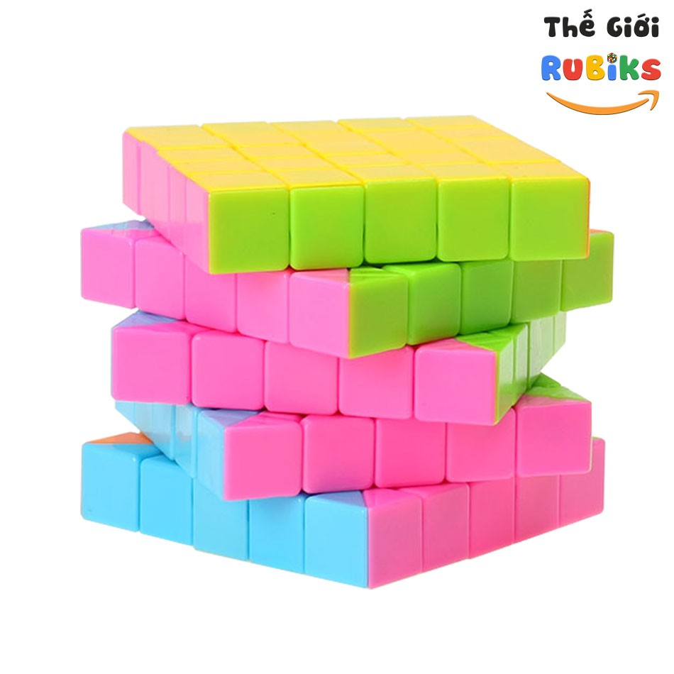 Rubik 4x4 Promotion Màu Hồng Stickerless Cao Cấp. Đồ Chơi Rubic Siêu Trơn Bền Đẹp.