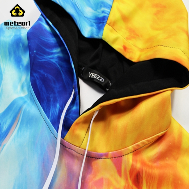 Áo hoodie dài tay có mũ trùm đầu hình sói cá tính