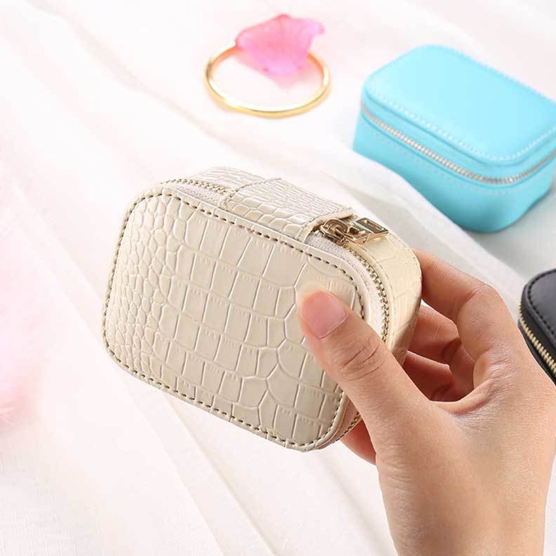 Hộp Đựng Trang Sức PU Chia Ngăn Cho Cse Portble Storge Orgnizer