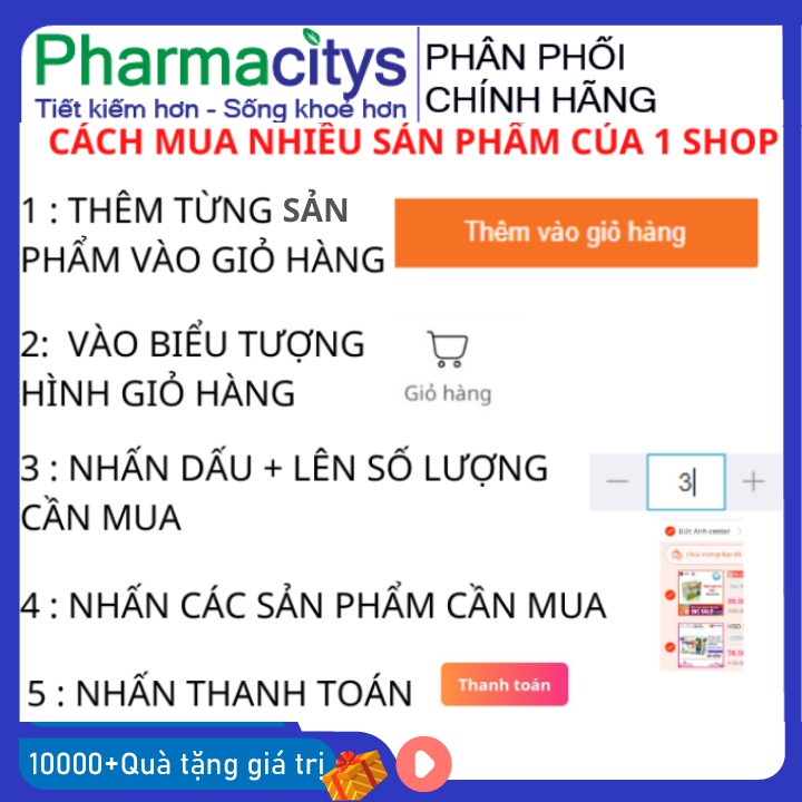 Hoạt huyết An Dưỡng Não Ginkgo Biloba 360mg giảm đau đầu, hoa mắt, chóng mặt, rối loạn tiền đình - Hộp 60 viên tăng tuần