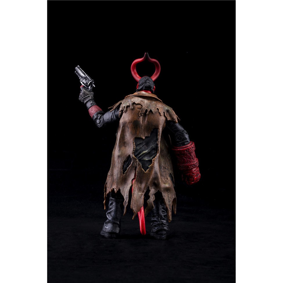 Mô hình Hell boy quỷ đỏ Mezco 7 inch cử động khớp