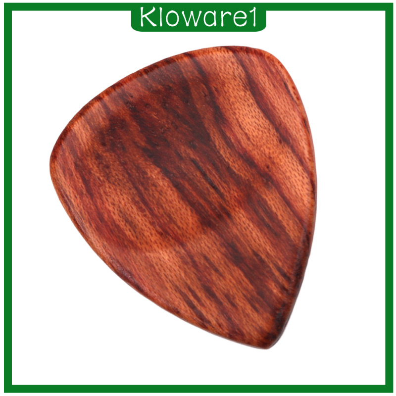 [KLOWARE1]Rosewood Heart Shape Guitar Pick Music Instruments Collection Gifts 27x 32mm