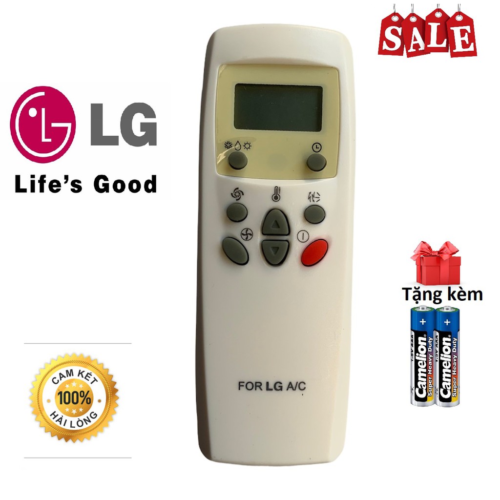 Điều khiển điều hoà LG 1 chiều, máy lạnh LG - Hàng tốt, remote áy lạnh lg 1 ngựa các dòng 9000-28000