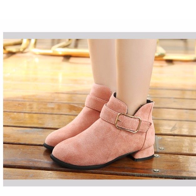 B07H - Giày boot cho bé phong cách hàn quốc