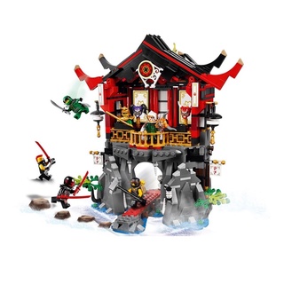 Lắp Ráp Bela 10806 Ngôi Đền Phục Sinh Ninjago - ảnh thật chụp hộp cuối