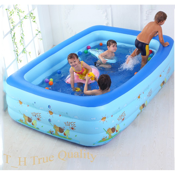 Bể bơi phao trẻ em đủ Cỡ ⚡️ hồ bơi 3 tầng chống trượt, an toàn cho bé thỏa sức vui chơi (Ngẫu nhiên họa tiét ngẫu nhiên)