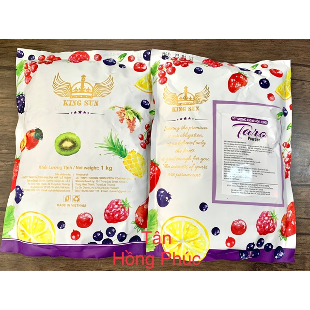 Bột trà sữa khoai môn hiệu King