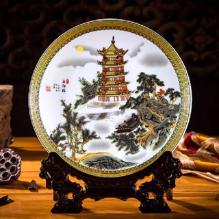 Đĩa tranh sứ Giang Tây