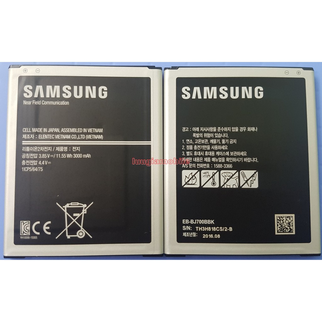 Pin Samsung Galaxy J7 2015 zin công ty