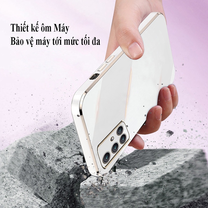 &quot;Ốp lưng Samsung A71 4G Cạnh vuông&quot; _Mạ màu viền_Vát Cạnh_Màu sắc sang trọng ,Loại Tốt ,Ôm sát máy TimShop