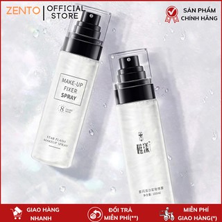 Xịt khóa nền makeup bắt sáng giữ lớp trang điểm bền màu lâu trôi ZENTO