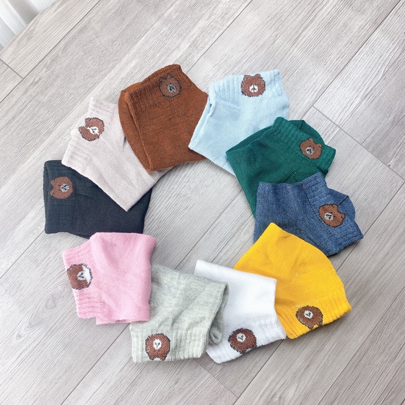 Tất gấu nữ nhiều màu