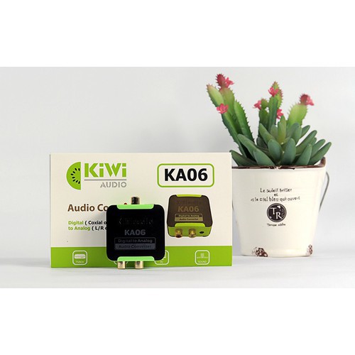 [Mã ELHACE giảm 4% đơn 300K] Bộ Chuyển Đổi Âm Thanh Digital Sang Analog Kiwi KA-06 - Hàng Chính Hãng