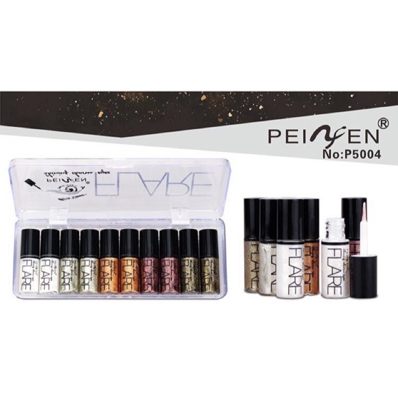 Nhũ Mắt Kim Tuyến Black Style Flare Shining Charm Eyes