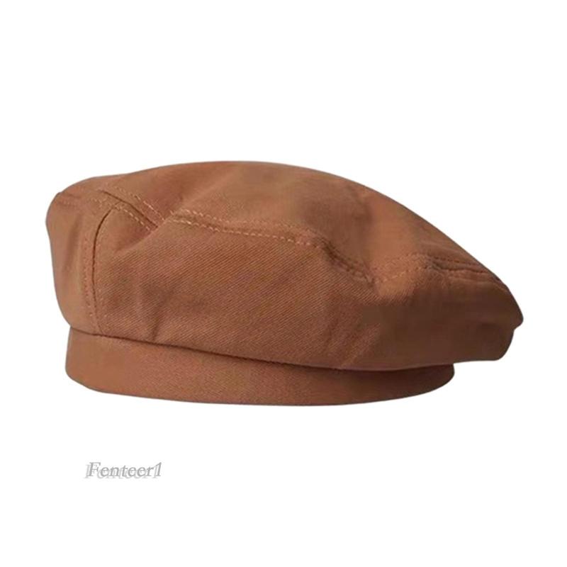 Mũ nồi màu trơn kiểu dáng đơn giản thời trang thanh lịch cho nam nữ