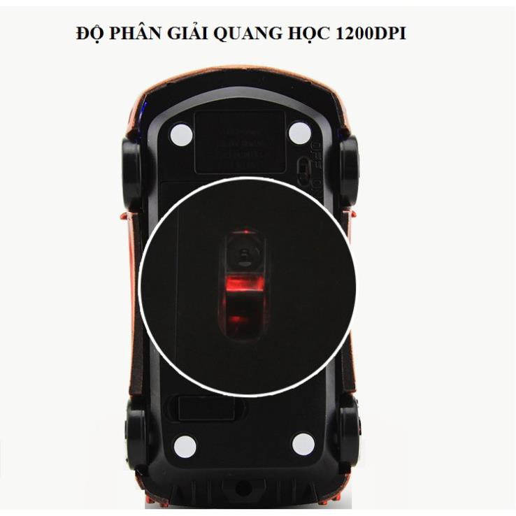 Chuột mô hình siêu xe❤️FREESHIP❤️Chuột bluetooth mini cao cấp - Chuột máy tính không dây mô hình ô tô (Ferrari) V3 PKMT