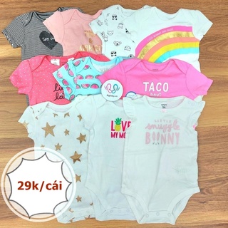 Bodysuit/ Body chip bé trai, bé gái mẫu mới cập nhật liên tục * Size 0-24m