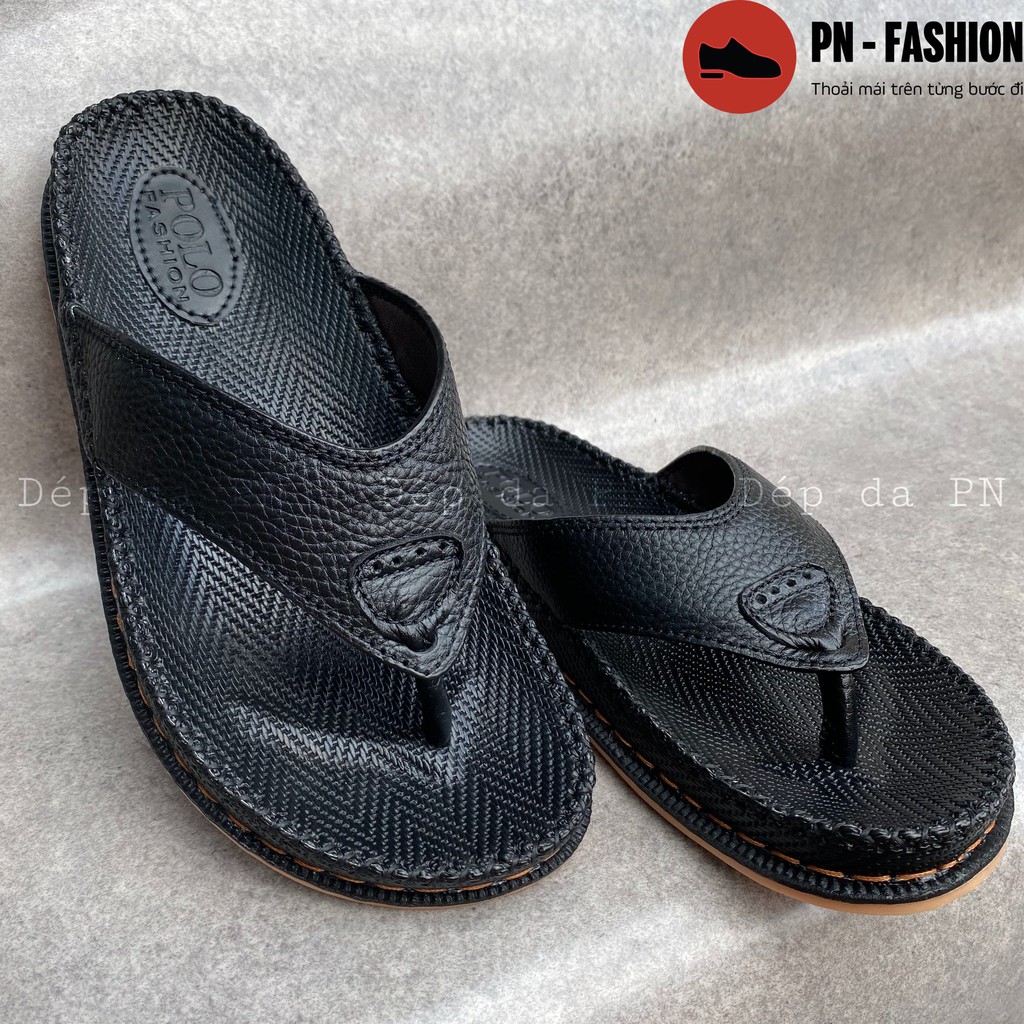Dép Da Bò Quai Kẹp/Xỏ Ngón Cao Cấp PN-01