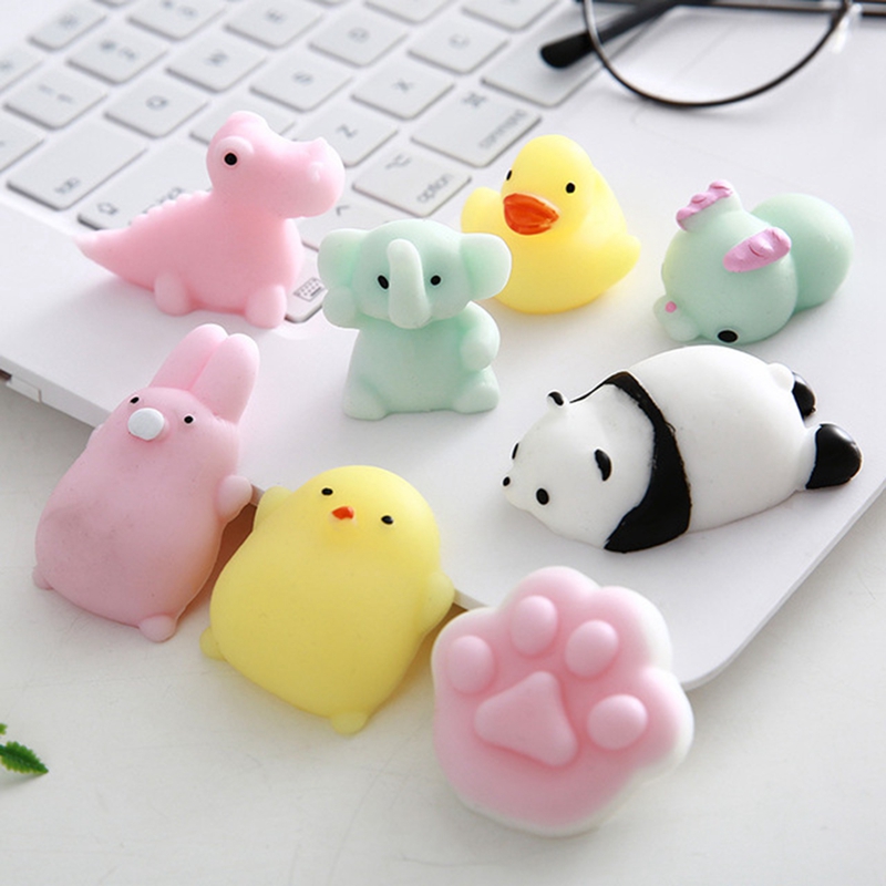 Mochi Squishy Toys Animal Squishies Party For Kids Stress Reliever Toys