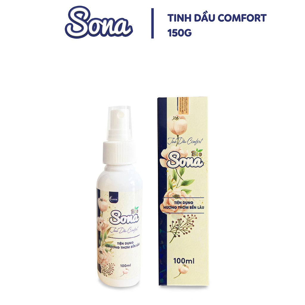 1 thùng Xả Vải Khô SoNa Hương Comfort Baby 100ml