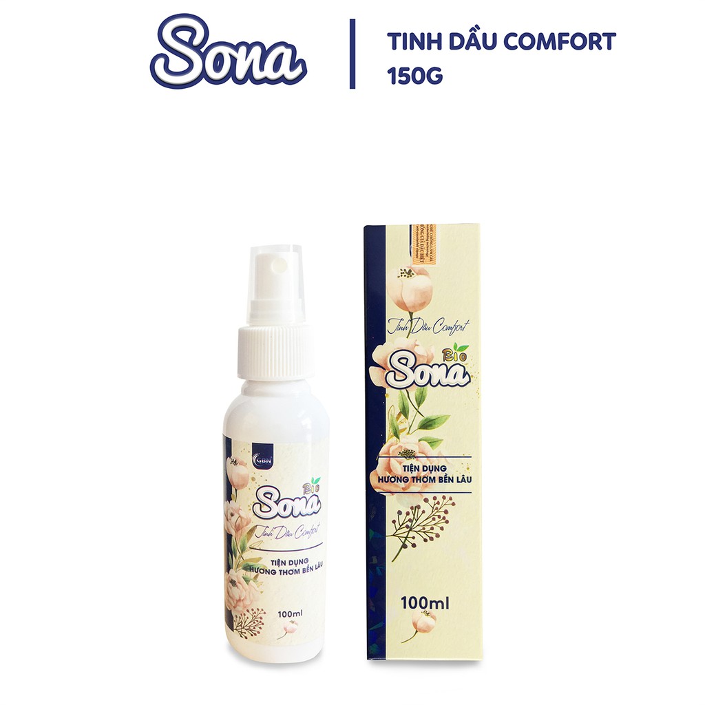 Nước Xịt Xả Vải Khô SoNa - Hương nước hoa Comfort 100ml