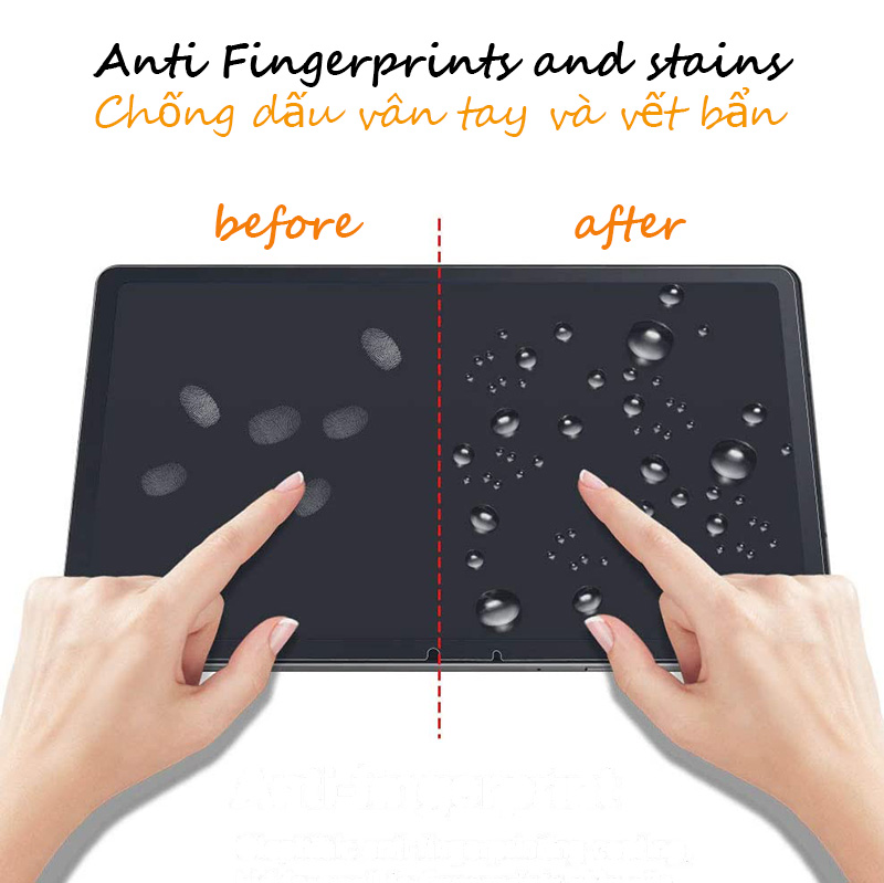 Miếng dán màn hình Japan Paperfeel Paper Like Film cho Samsung Galaxy Tab S9 S8 S7 Lite Plus S6 Lite A7 chống lóa chống bám vân tay