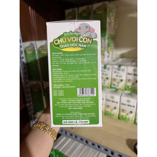 SIRO ĂN NGON CHÚ VOI CON THẢO MỘC NAM