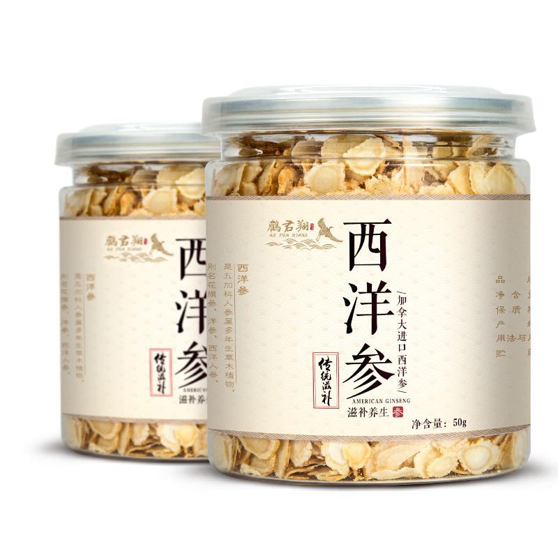 TÂY DƯƠNG SÂM THÁI LÁT 50g Hàng Tuyển (còn được gọi là sâm hoa kỳ, canada)