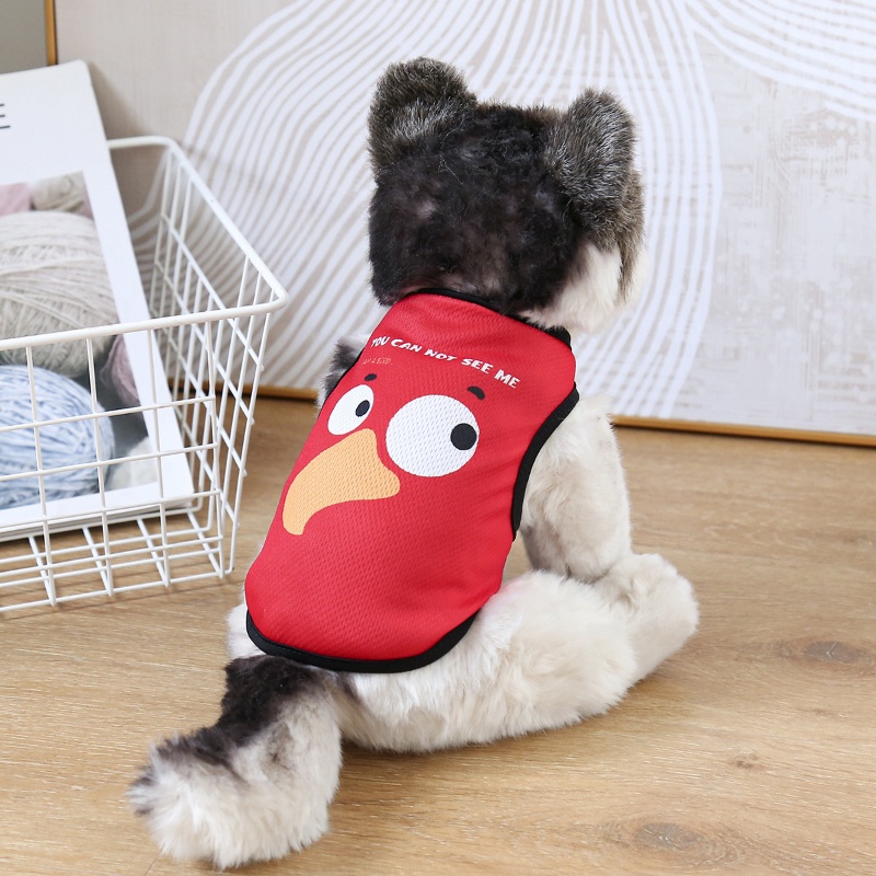 Áo Thun Lưới Thoáng Khí In Họa Tiết Hoạt Hình Dành Cho Cún Cưng Shih Tzu