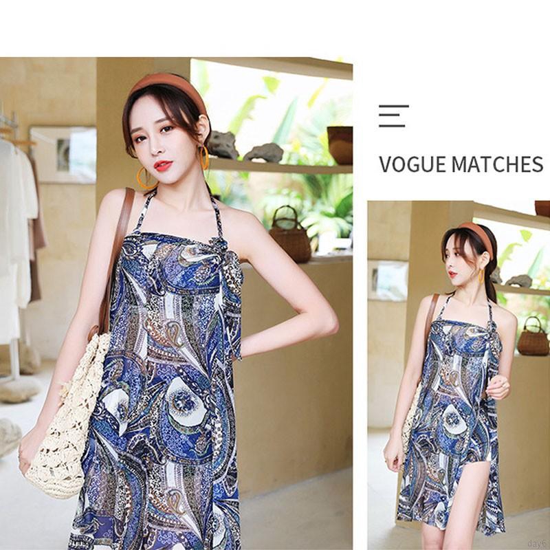 Korean Fashion Wild Folk-Custom Three-piece Female Bikini Small Chest Gathered Sexy Ethnic Style Bikini Swimsuit | BigBuy360 - bigbuy360.vn