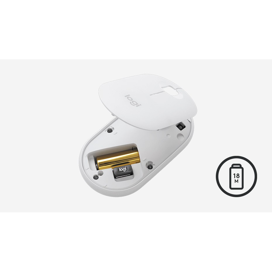 Chuột Bluetooth Không Dây Logitech Pebble M350 , Phù Hợp Dùng Macbook Ipad - Nhỏ gọn tiện lợi, chống ồn hiệu quả