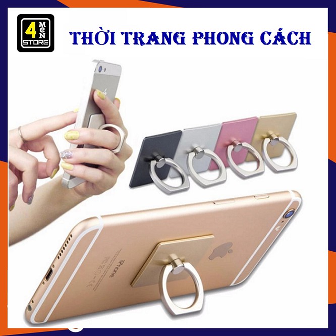 ⚡ Deal Hot ⚡ Giá Đỡ Chiếc Nhẫn Cho Điện Thoại Và Máy Tính Bảng Nhiều Màu Ngẫu Nhiên