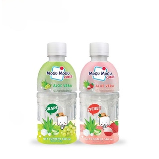 Nước trái cây mogu mogu thạch nha đam vải 320ml thái lan
